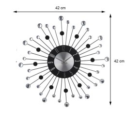 Zegar ścienny crystal 42cm wzór 2 - nowoczesny design