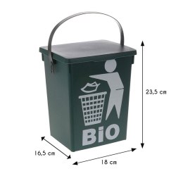 Kosz na śmieci Bio 5L - 23,5x18x16 cm
