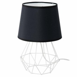 Lampa stołowa Diament - biel/czerń