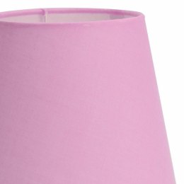 Elegancka lampa stołowa, różowy abażur