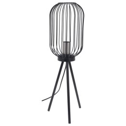 Nowoczesna Lampa Stojąca 60 cm - Czarny Klosz 40W