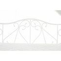 Łóżko metalowe Sumatra białe 90x200 cm