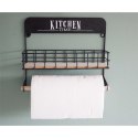 Metalowa półka kuchenna z wieszakiem na ręcznik