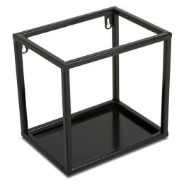 Półka metalowa 20 cm - Czarna półeczka wisząca