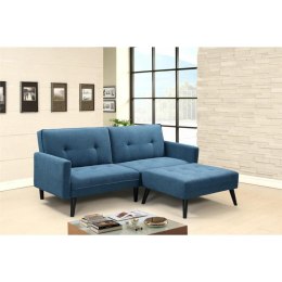 Nowa sofa rozkładana Corner - Niebieska