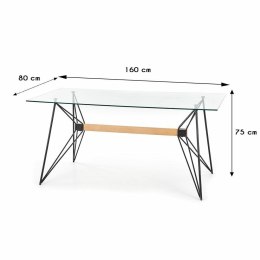 Stół Allegro - Design z szklanym blatem