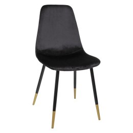 Krzesło Velvet Czarne