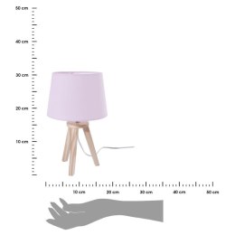 Lampka nocna z różowym abażurem 31 cm