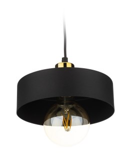 Lampa wisząca czarno-złota BerlinStil 20cm
