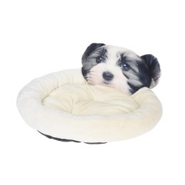 Poduszka dla psa - okrągłe legowisko 60x50, miękki plusz