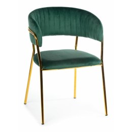 Luksusowe krzesło Rarity Gold Dark Green