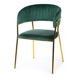 Luksusowe krzesło Rarity Gold Dark Green