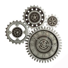 Zegar ścienny Gears - Szary, składany, 57x58 cm