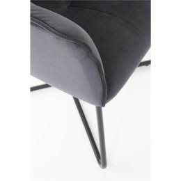 Krzesło Velvet K377 - Popielate mebel do montażu