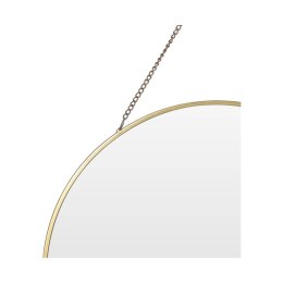 Złote lustro łańcuszkowe 29cm - lustrzana rama w stylu Gla