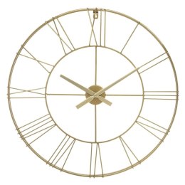Złoty zegar ścienny Cason, 70 cm