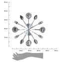 Elegancki zegar ścienny Cutlery 38 cm