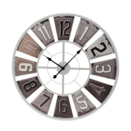 Zegar ścienny Retro - Tarcza 80 cm - Białe Cyrkielowe Liczby