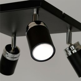 Nowoczesna czarna lampa sufitowa - Renoviolet