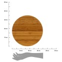 Bambusowa deska obrotowa 35 cm