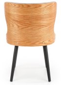 Eleganckie Krzesło Tapicerowane z Stalowymi Nogami