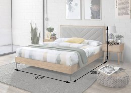 Nowe łóżko Margarita 160x200 cm - Eleganckie i wytrzymałe, bez materaca