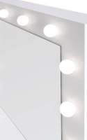 Elegancka toaletka Hollywood z oświetleniem LED