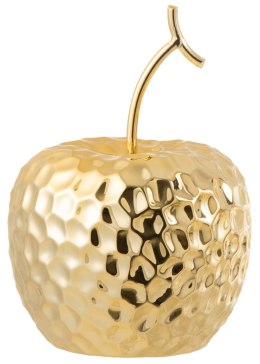 Figurka ceramiczna Apple złota 12 cm - stylowy dodatek do wnętrz