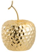 Figurka ceramiczna Apple złota 12 cm - stylowy dodatek do wnętrz