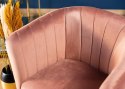 Fotel Wygodny w Kolorze Łososiowym