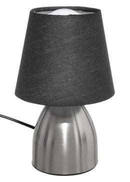 Klasyczna lampka stołowa GreyLampka - Wykonana z metalu, dotykowa.