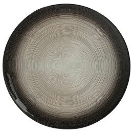 Talerze obiadowe Jemma - 28 cm, czarne - ceramika