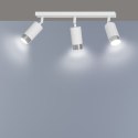 Lampa sufitowa LED HIRO 3 biało srebrna