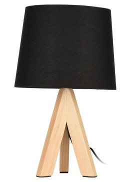 Lampa stojąca trójnóg czarna 29 cm