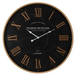Zegar ścienny złoto-czarny 60cm
