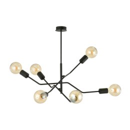 Lampa sufitowa FRIX 6 BLACK - nowoczesny design