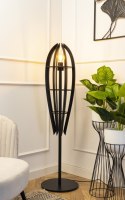 Nowa Lampa Podłogowa Plywood 120 cm - Czarna