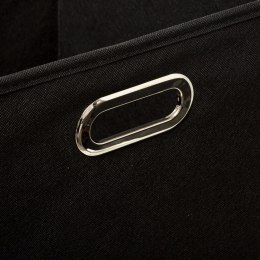 Praktyczny Pojemnik Tekstylny na Ubrania w Kolorze Czarnym