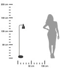 Lampa Loft 129 cm - czarna