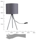 Nowoczesna lampka stojąca 43 cm