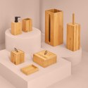 Pojemnik bambusowy z pokrywą - Organizacja małych kosmetyków