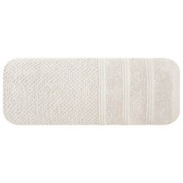 Ręcznik kąpielowy jednobarwny, miękki - 70x140 cm (kremowy)