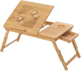 Stolik pod laptopa z bambusa
