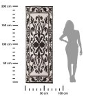Dwustronny dywan zewnętrzny 71x201cm