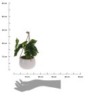 Roślina sztuczna w donicy - wzór 2