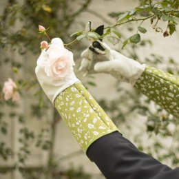 Eleganckie rękawice ze skóry do ogrodu
