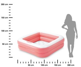 Basen dla dzieci w kształcie kwadratu - Różowy