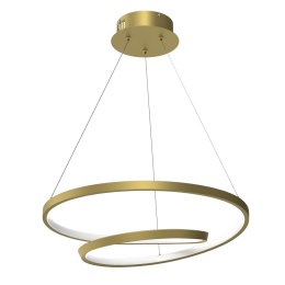 Lampa sufitowa LED Lucero złota 48W