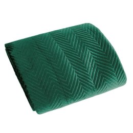 Elegancka Zielona Narzuta Welwetowa 230x260 cm