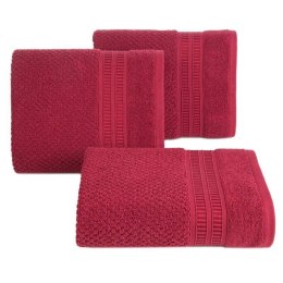 Miękki Ręcznik Bawełniany ROSITA 70x140 czerwony